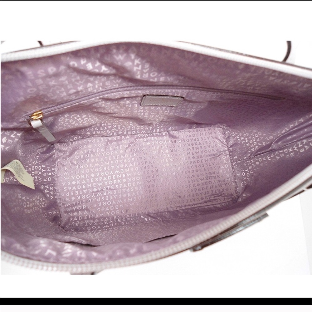 🆕Kate Spade Tote Glitter Striped Handbag - Picture 6 of 8